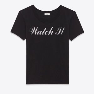 SOLD OUT Saint Laurent T-Shirt Watch It